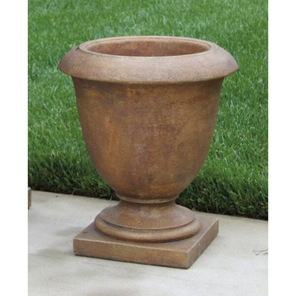 Bella Serra Urn Cast Stone Garden Planter 18"